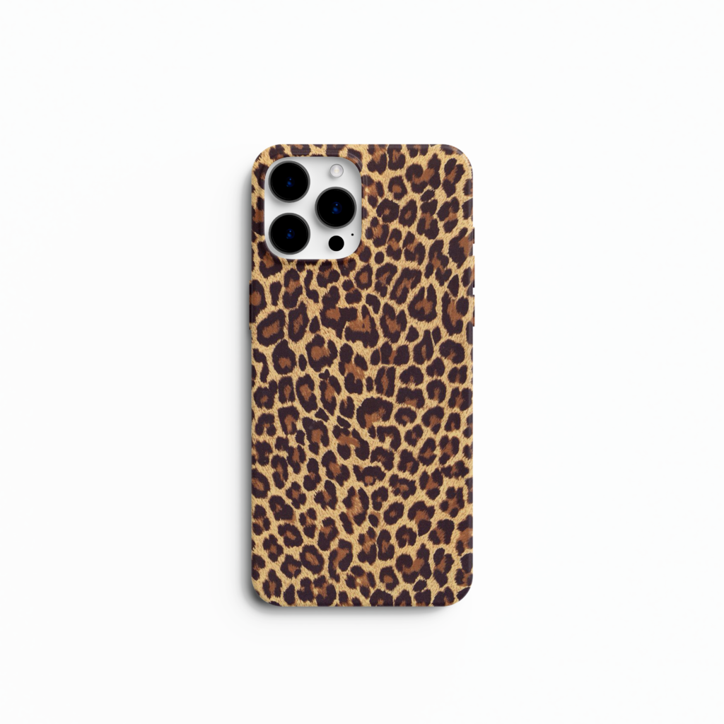 Coque iPhone à Cordon Motif Léopard | Printauria